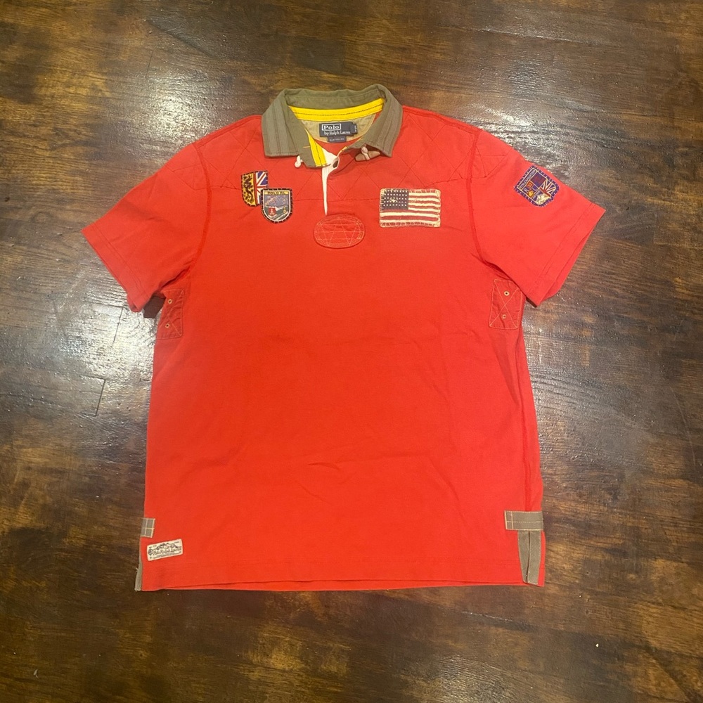 Vintage Ralph Lauren Mountain Expedition Polo Lrg